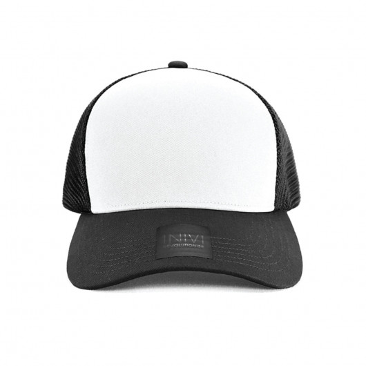 Inivi Promotional Cotton Mesh Cap Black White